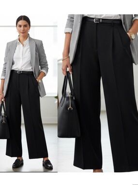 Wilfred Aritzia The Effortless Trouser Pant in Black size 12